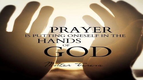 Prayer is Putting Oneself in the Hands of God
