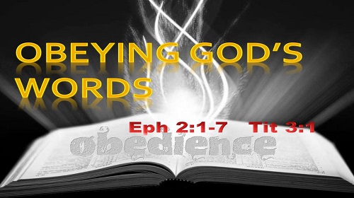 Reading God's Word and Obedience to God's Word