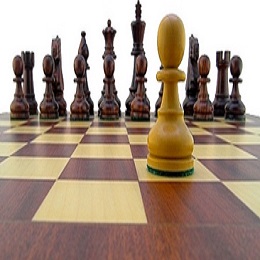 Never give up a game chess with one pawn left