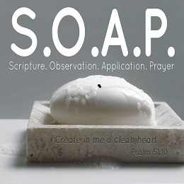S.O.A.P - Scripture - Observation - Application - Prayer