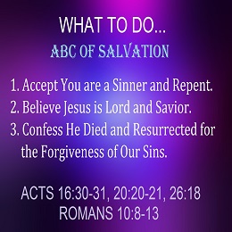 The ABC's of Salvation